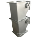 Hot Sell Square Flanged Double Flap Valve For Bulk Materials Handling